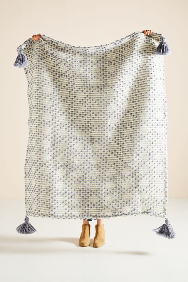 Textured Bobble Throw Blanket