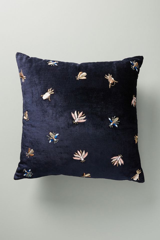 Anthropologie velvet pillow sale