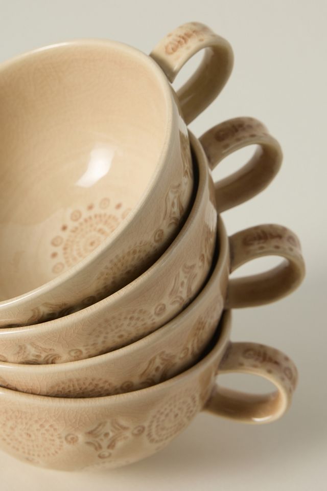 Victoriaさま専用AnthropologieOLD HAVANA カップ Old Havana Mugs, Set of 4 | AnthroHome