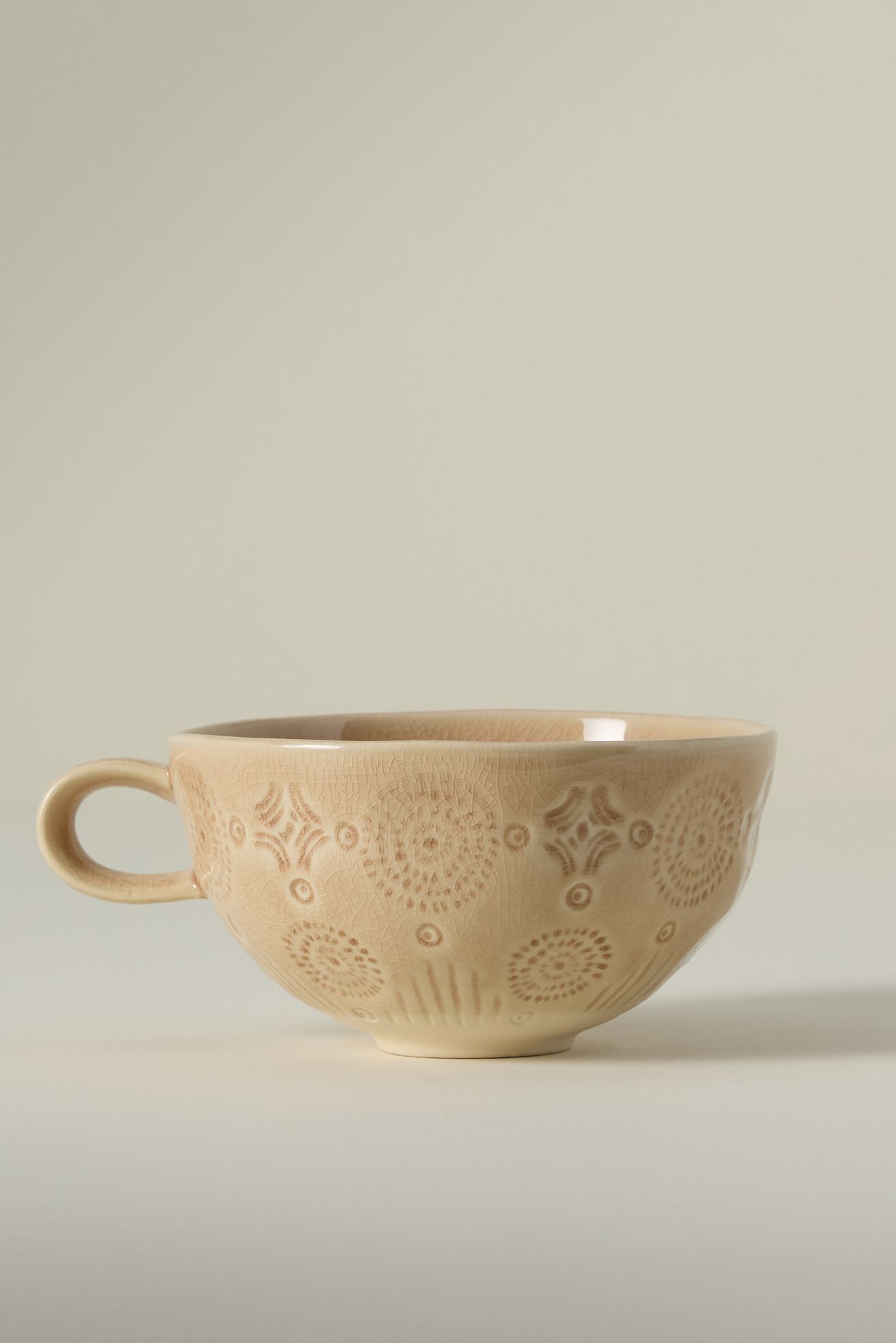 Old Havana Mugs, Set of 4 - Beige, Standard, Set Of 4