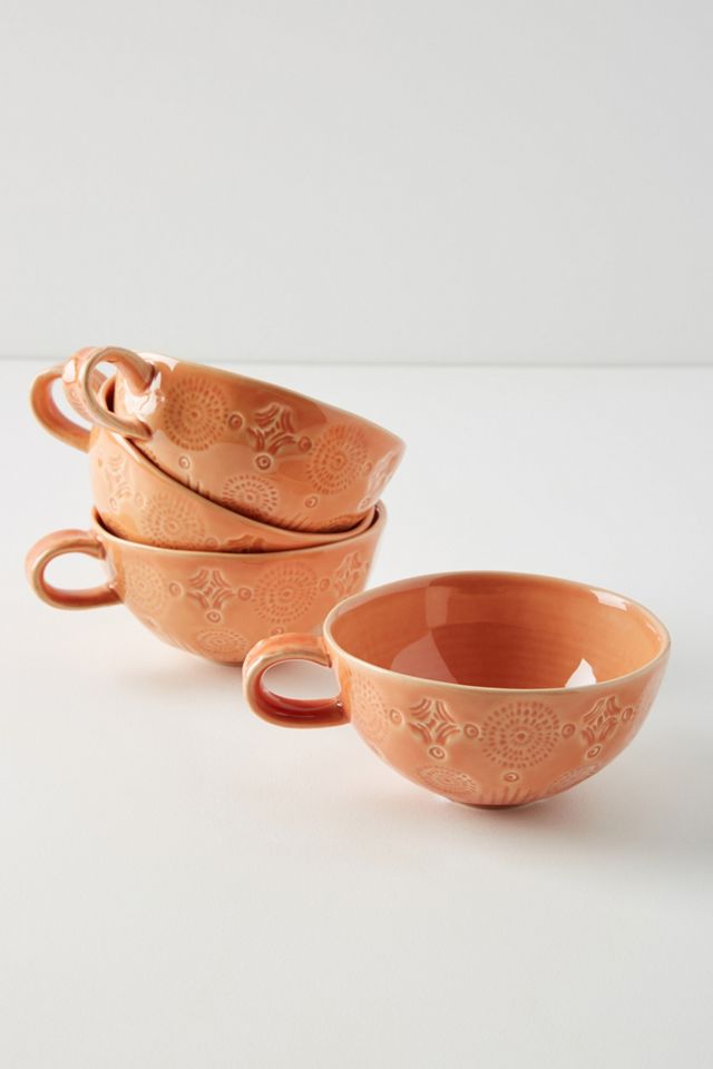 Old Havana Portuguese Stoneware Mugs, Set of 4 #2