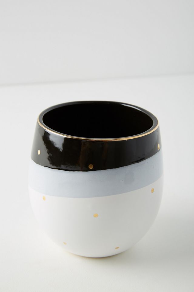 Gilded Wave Pot #1