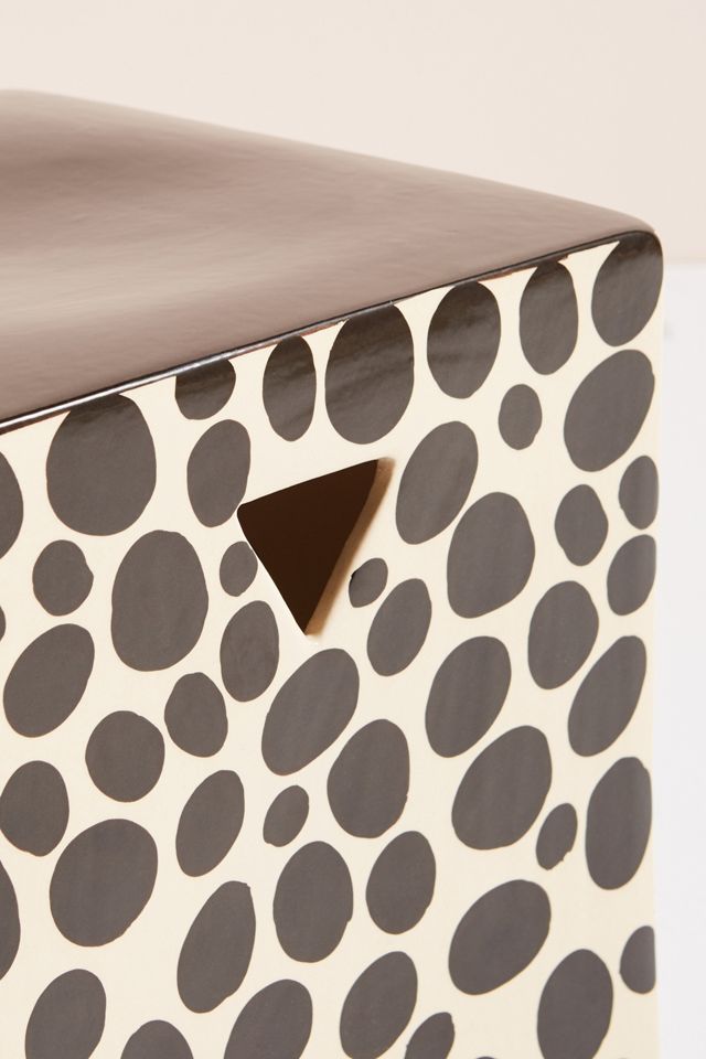 Liquorice Moon Square Dot Indoor/Outdoor Side Table #1