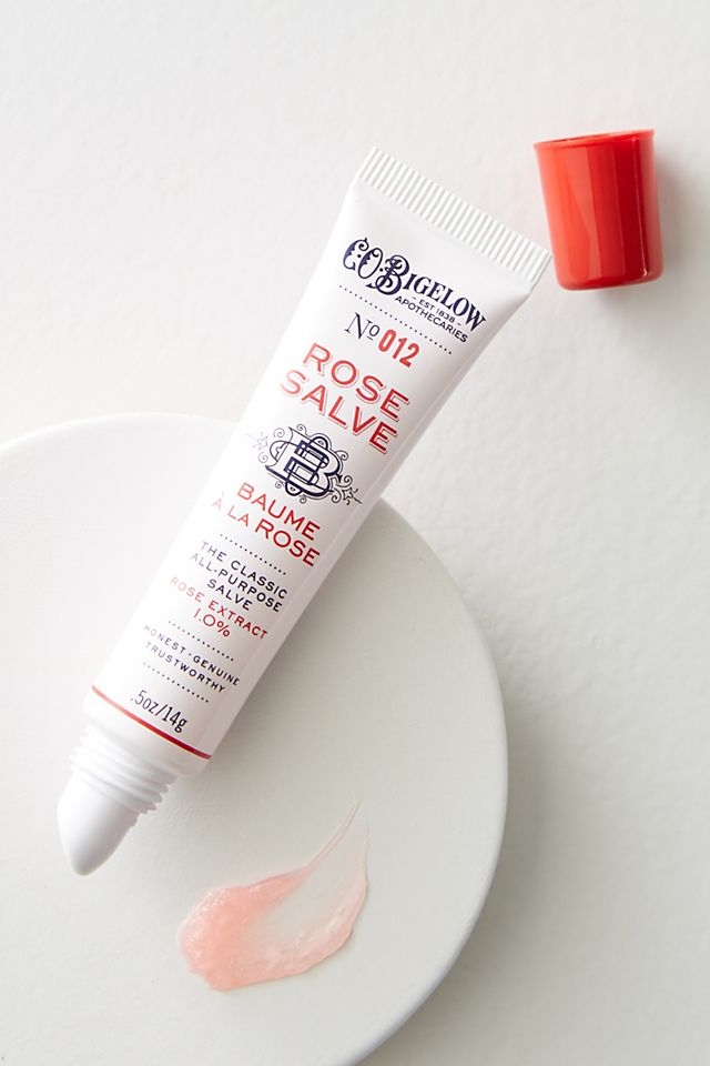 rose salve lip balm c.o. bigelow Tube No. 012 rough areas with ease The Salve Series C.O.