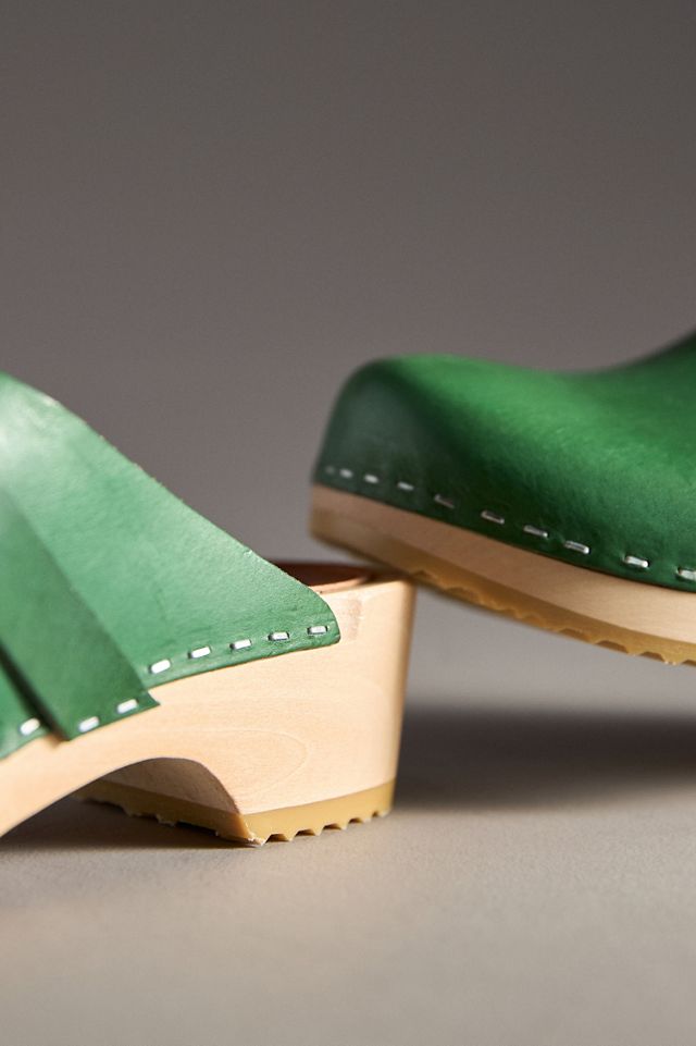 Swedish Hasbeens Leather Clogs #2