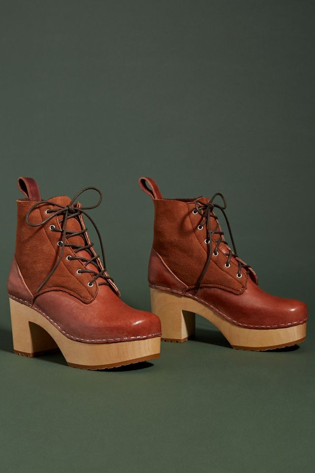 Swedish hasbeens on sale lace up boots