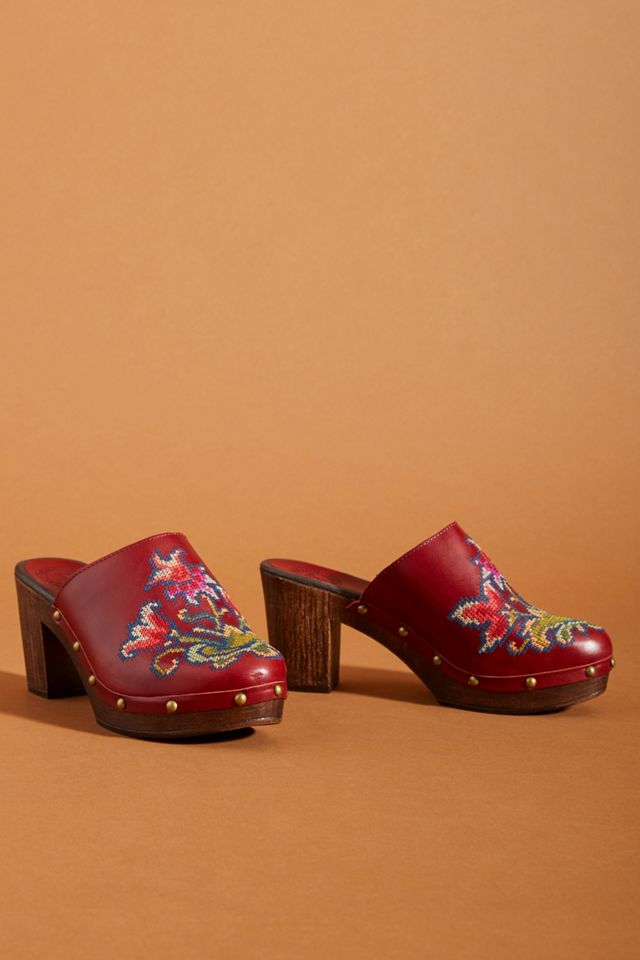 Penelope Chilvers Embroidered Clogs #1