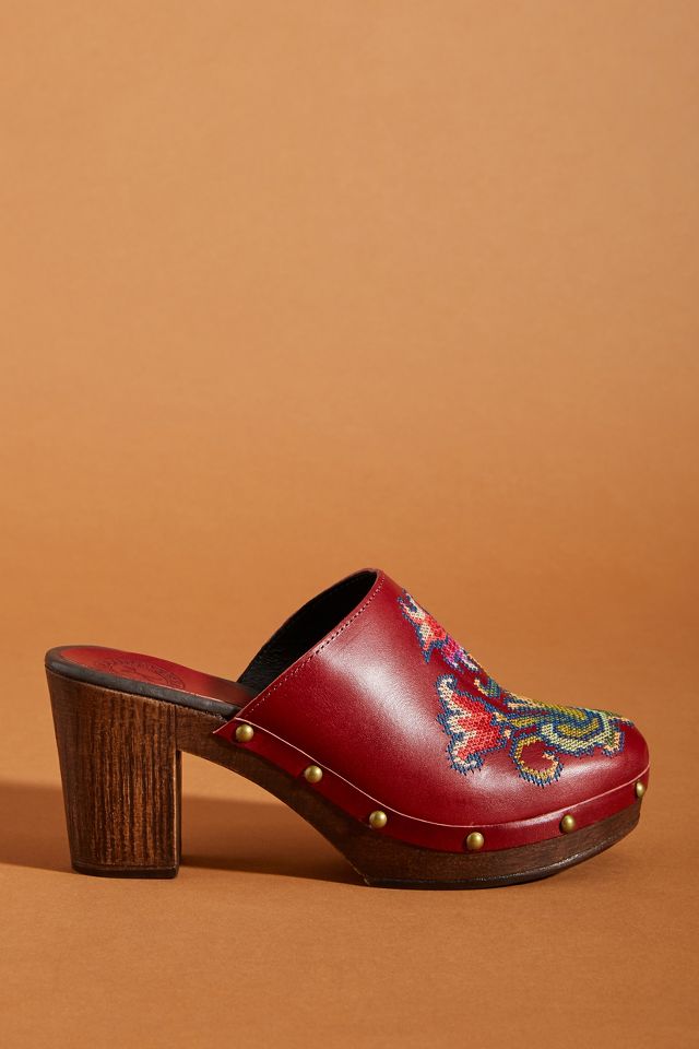 Penelope chilvers store embroidered clogs