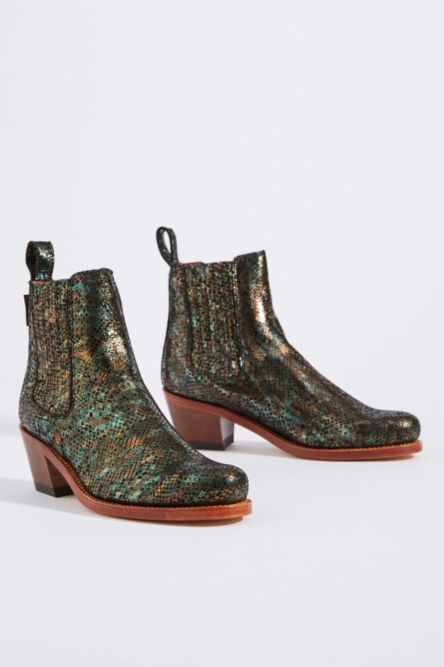 Penelope Chilvers Salva Metallic Leather Boots #1