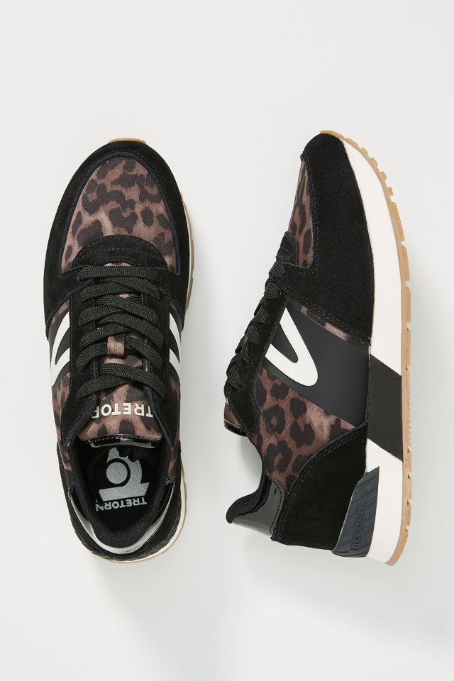 Tretorn loyola store leopard sneakers