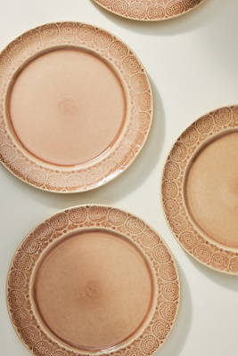 Anthropologie Old Havana Dinner Plate In Pink