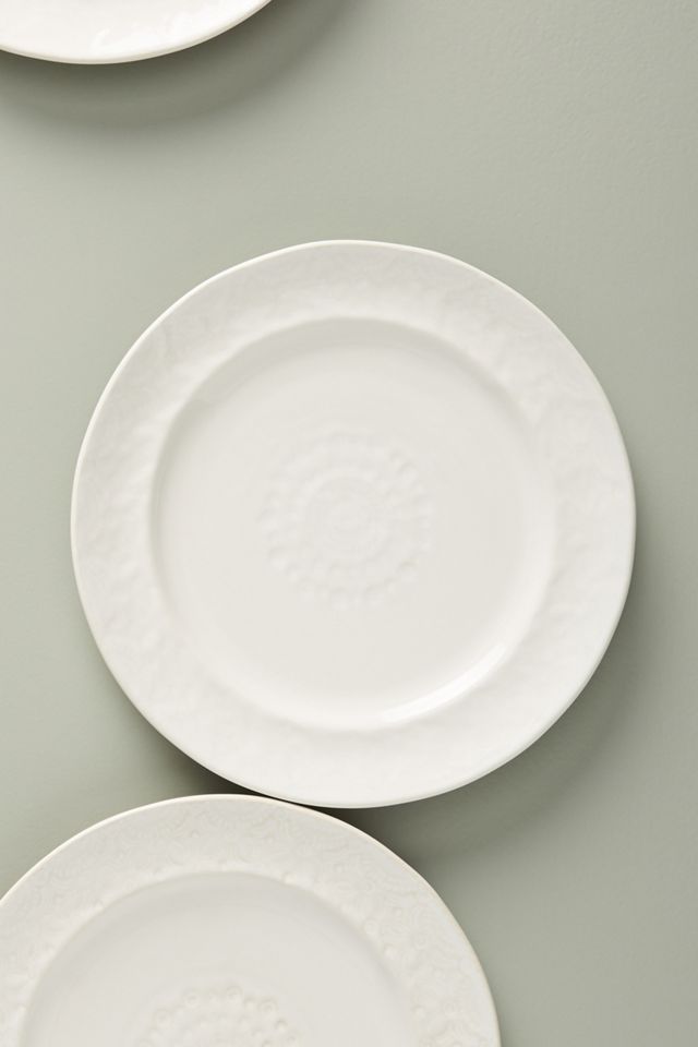 Old Havana Side Plates, Set of 4 in white