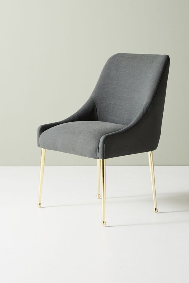 Montauk Performance Linen Elowen Dining Chair #1