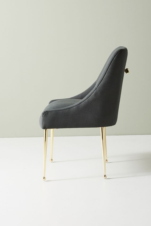 Montauk Performance Linen Elowen Dining Chair #2