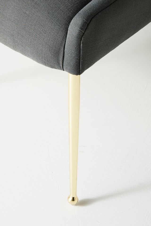 Montauk Performance Linen Elowen Dining Chair #4