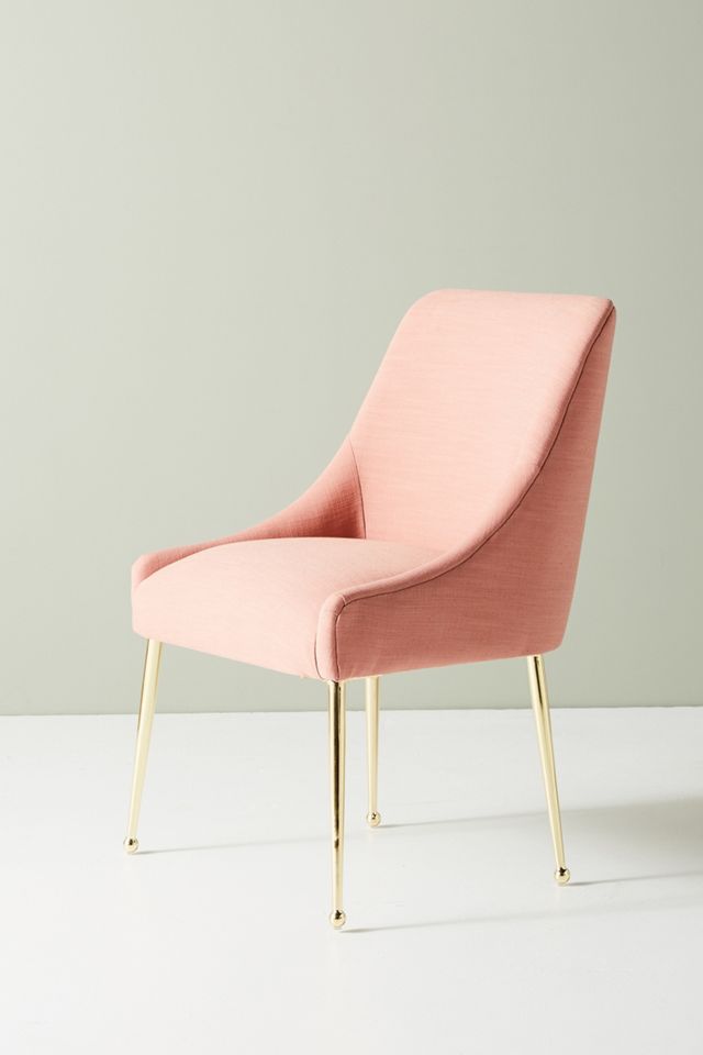 Montauk Performance Linen Elowen Dining Chair #1