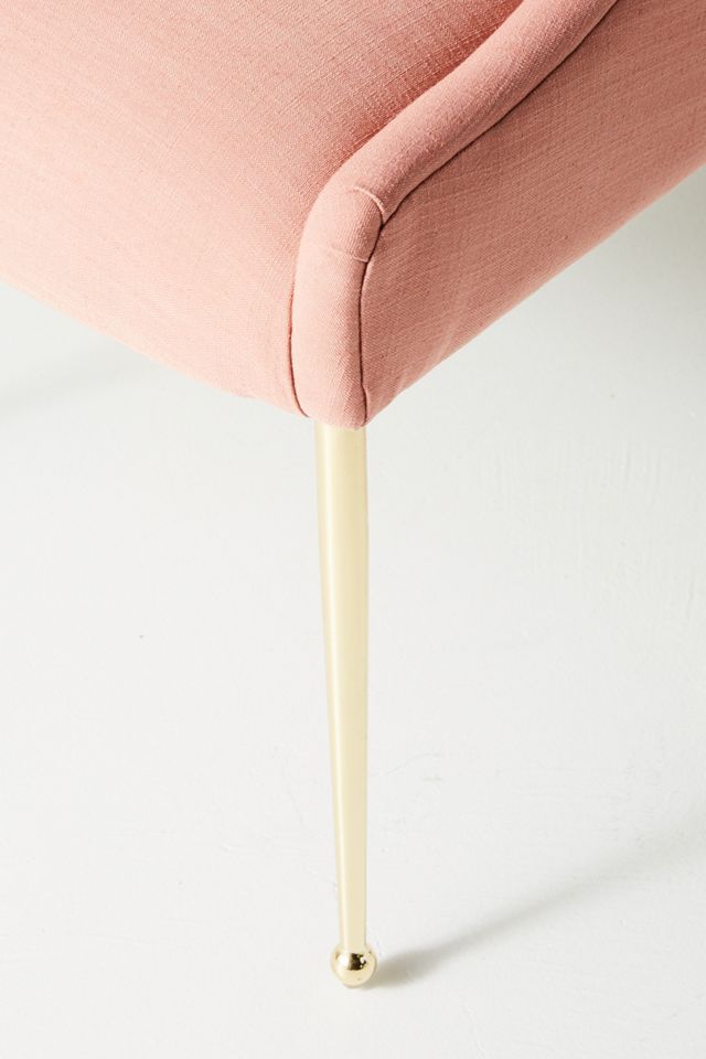 Montauk Performance Linen Elowen Dining Chair #4