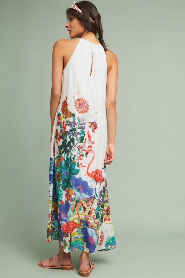 Flamingo Maxi Dress #1