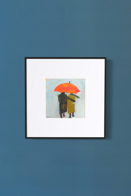 Umbrella Couple Wall Art