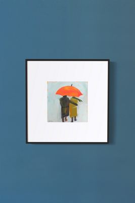 Umbrella Couple Wall Art