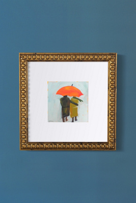 Umbrella Couple Wall Art