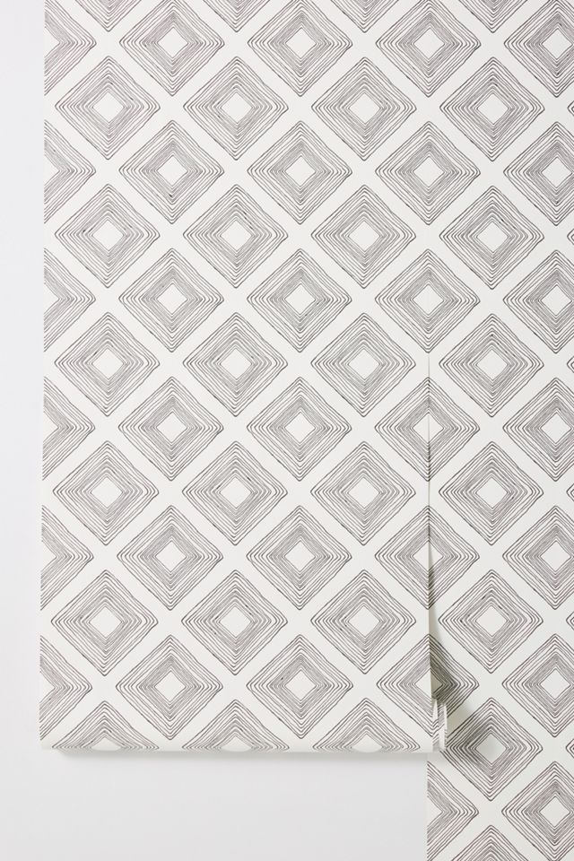 Magnolia Home Diamond Sketch Wallpaper #1