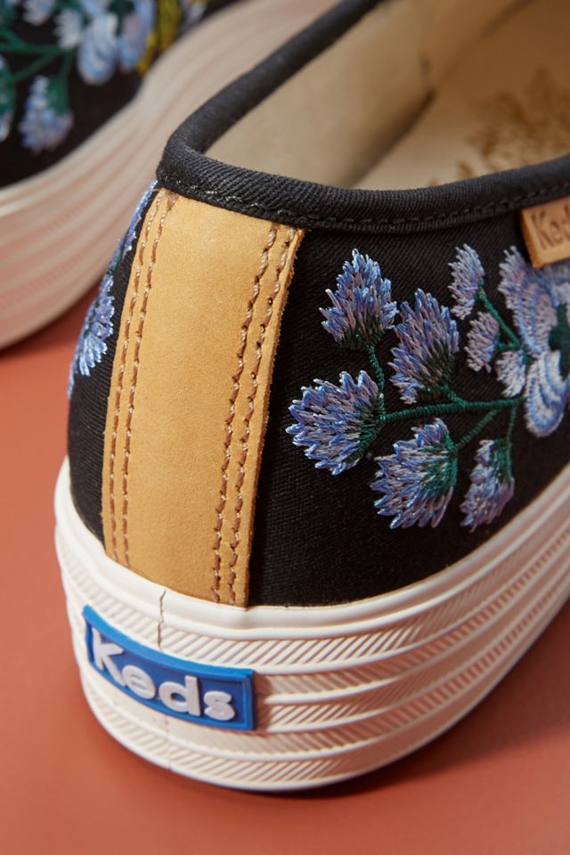 Keds x Rifle Paper Triple Decker Embroidered Herb Garden