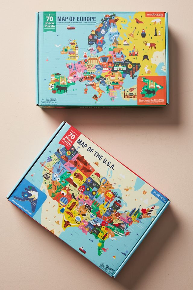 Geography Puzzle Map #1