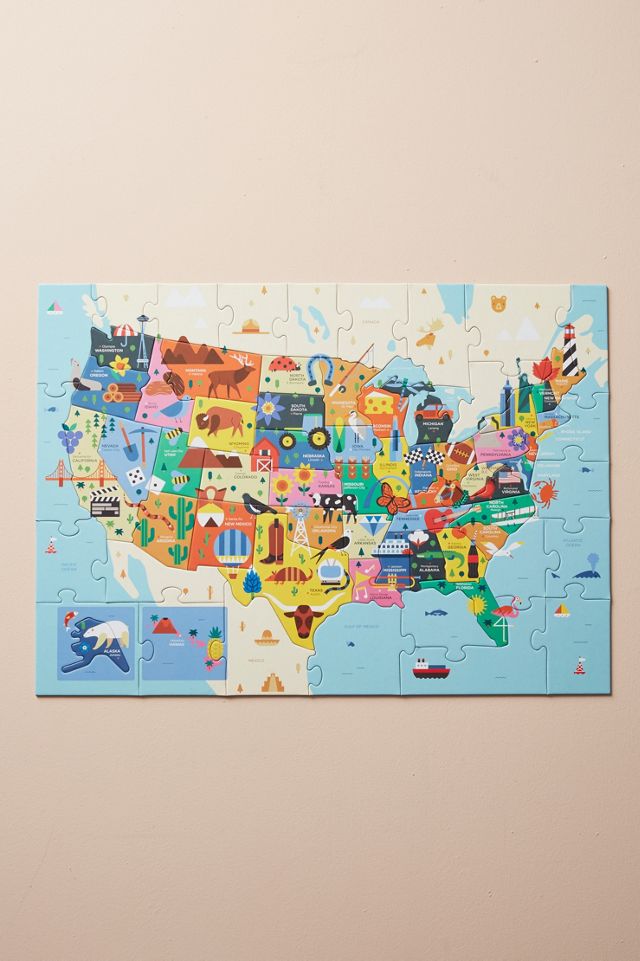 Geography Puzzle Map #2