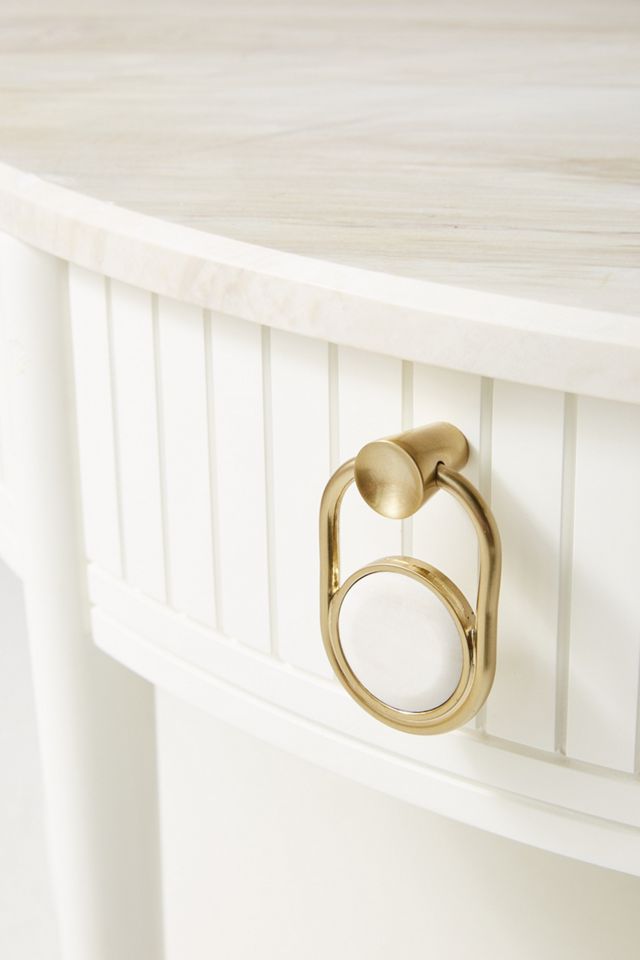 Marcelle Round Storage Coffee Table #2