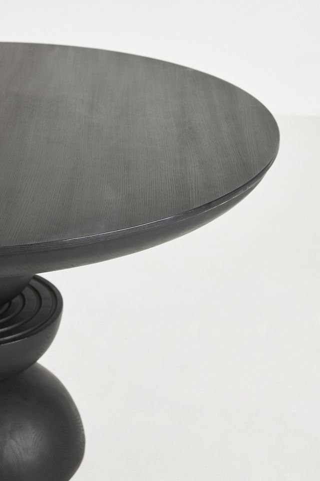 Sonali Round 48" Pedestal Wood Dining Table #2