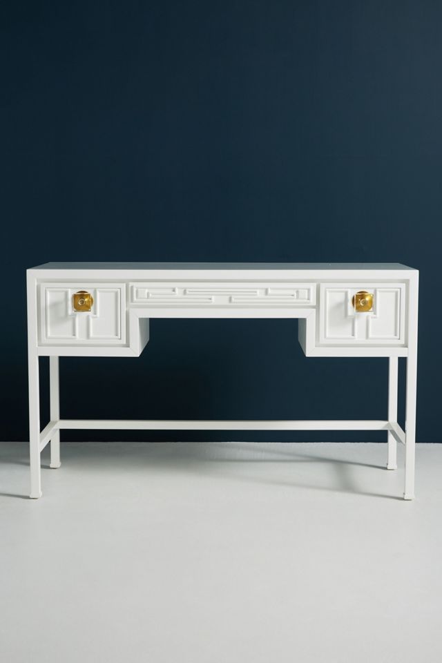 Lacquered Carre Desk #1