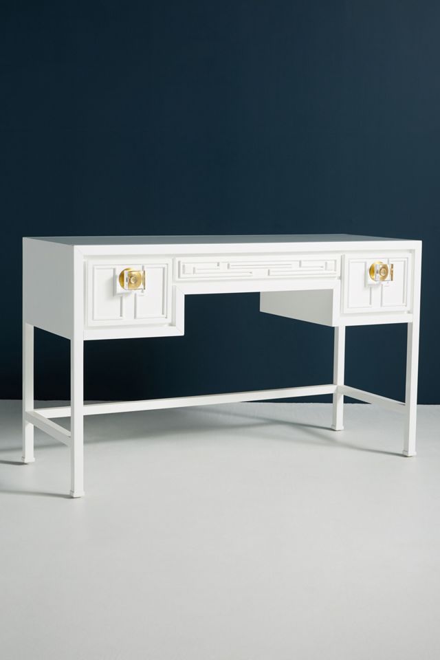 Lacquered Carre Desk #2