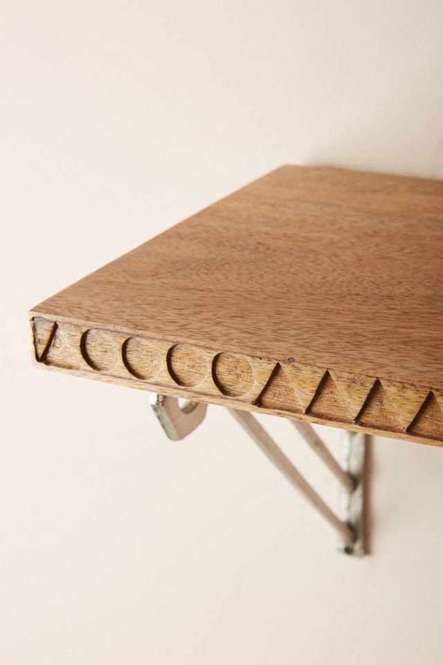 Handcarved Geo Shelf #2