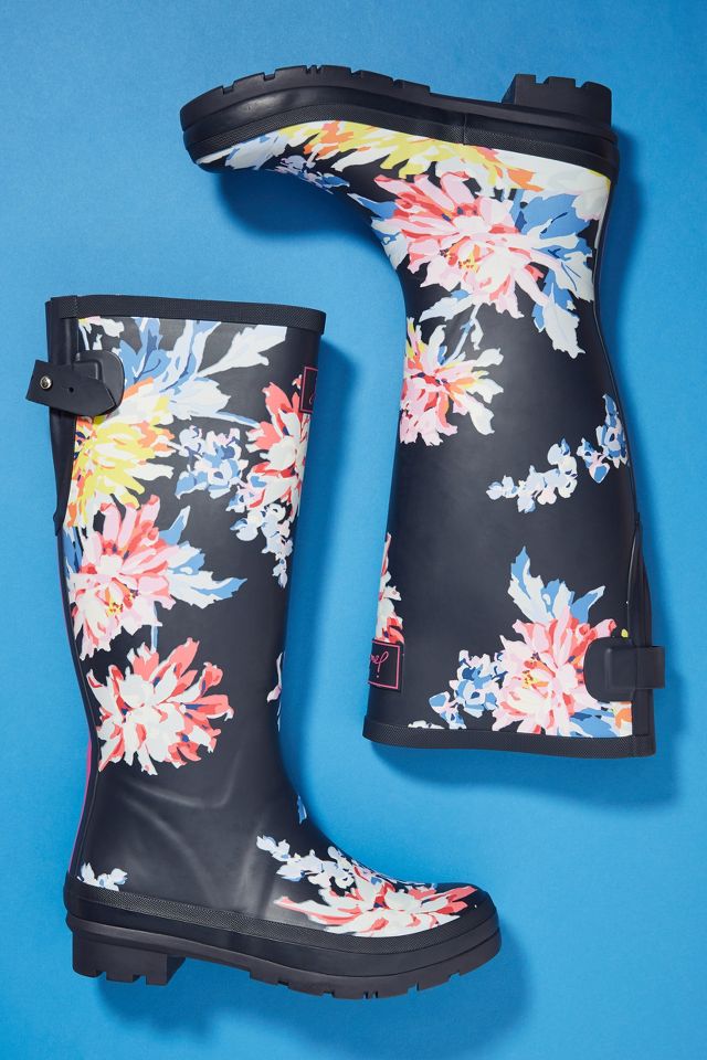 Joules printed sale rain boots