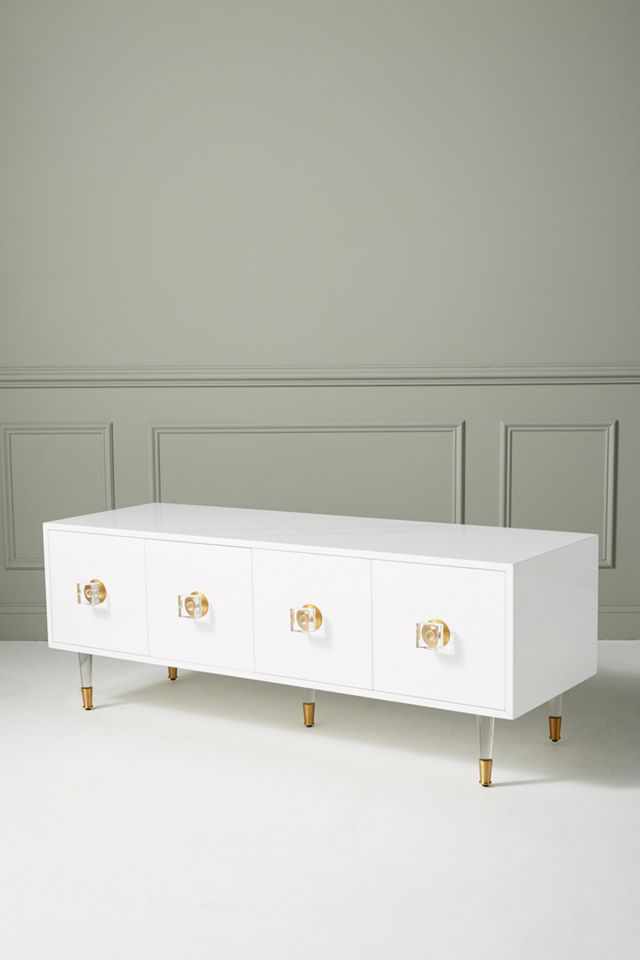 Lacquered Regency Media Console #1