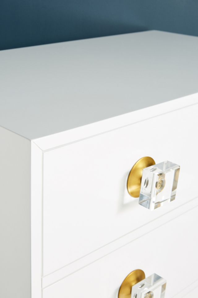 Lacquered Regency Six-Drawer Dresser #3