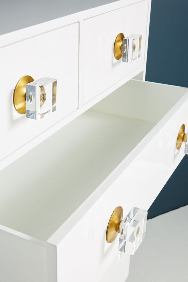 Lacquered Regency Six-Drawer Dresser #4