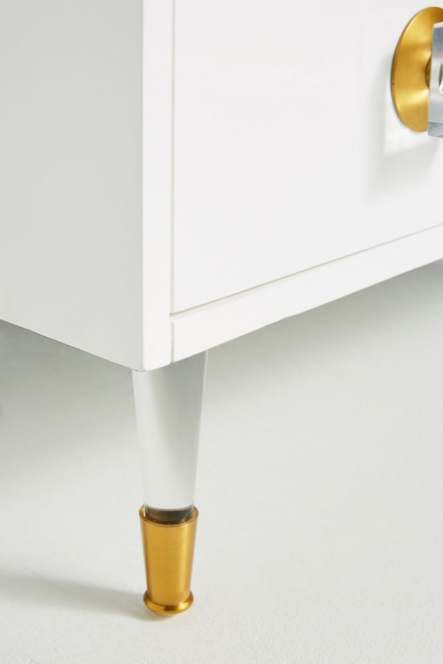Lacquered Regency Six-Drawer Dresser #5
