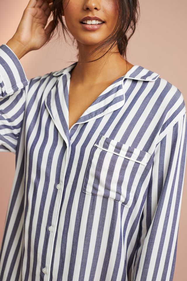 Rails Albany Striped Sleep Shirt  Sleep shirt, Sleepwear fashion, Pajama  outfits