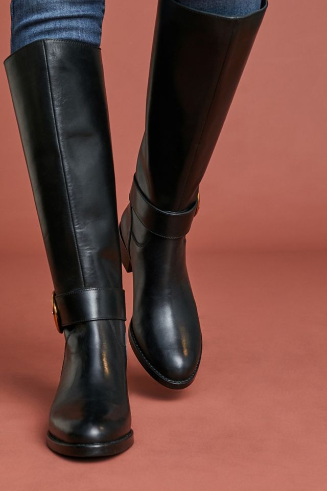 Kiwi Round Buckle Riding Boots #2