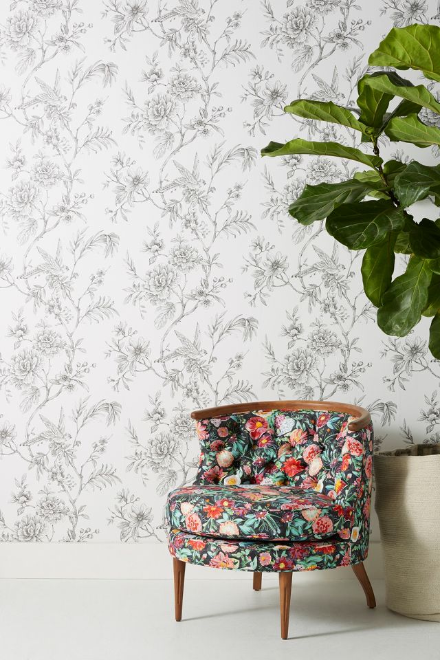 Floral Trail Wallpaper | Anthropologie