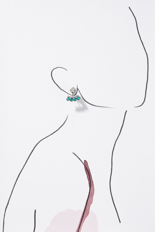 Eyal Front-Back Earrings #2