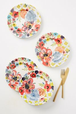 Sissinghurst Castle Side Plates, Set of 4