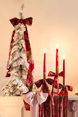 Artificial Flocked Pre-Lit Alpine, Mini
