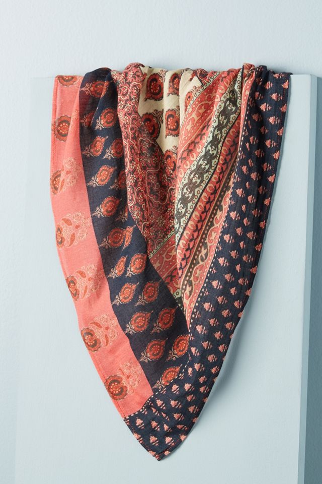 Wilder Patchwork Kerchief Scarf #1