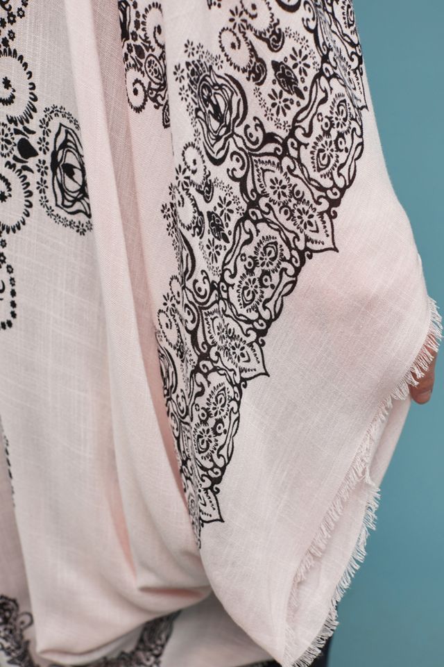 Mirrored Paisley Cocoon Kimono #2