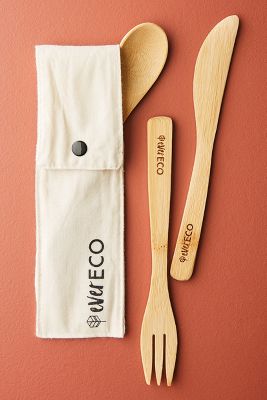 Ever Eco Bamboo Cutlery Set | Anthropologie