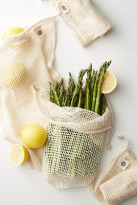 Ever Eco 4-Pack Organic Cotton Net Produce Bags