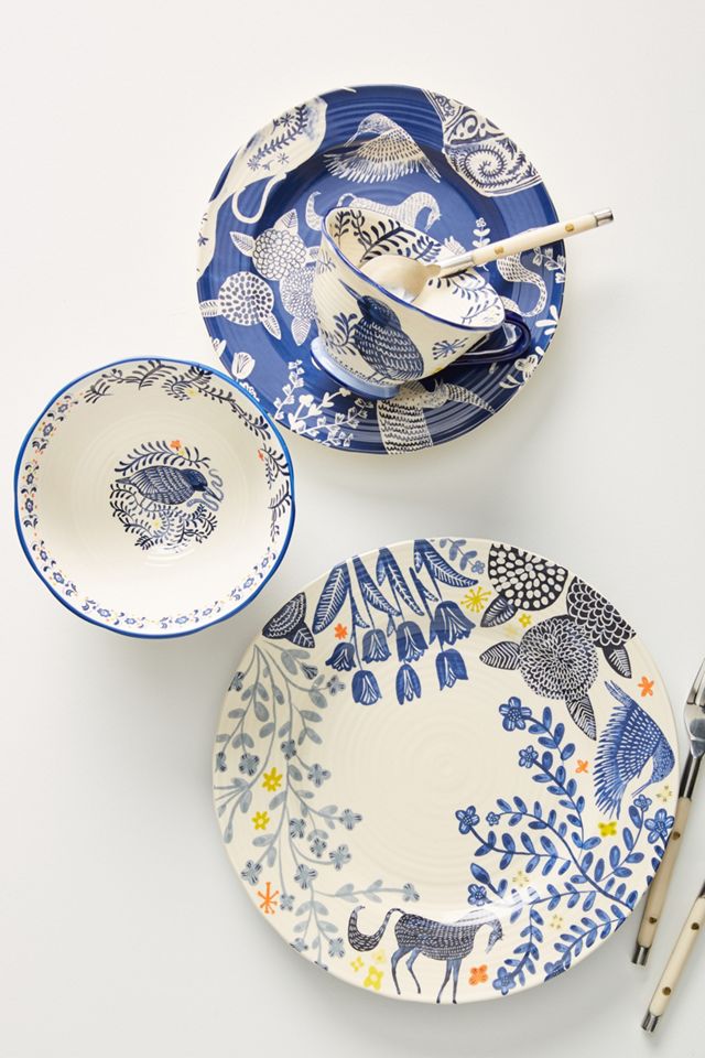 Saga Dinner Plates, Set of 4